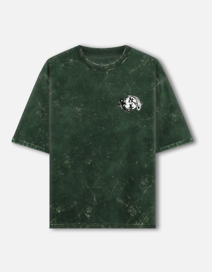 Japanese Zen brush Katana Art Tee