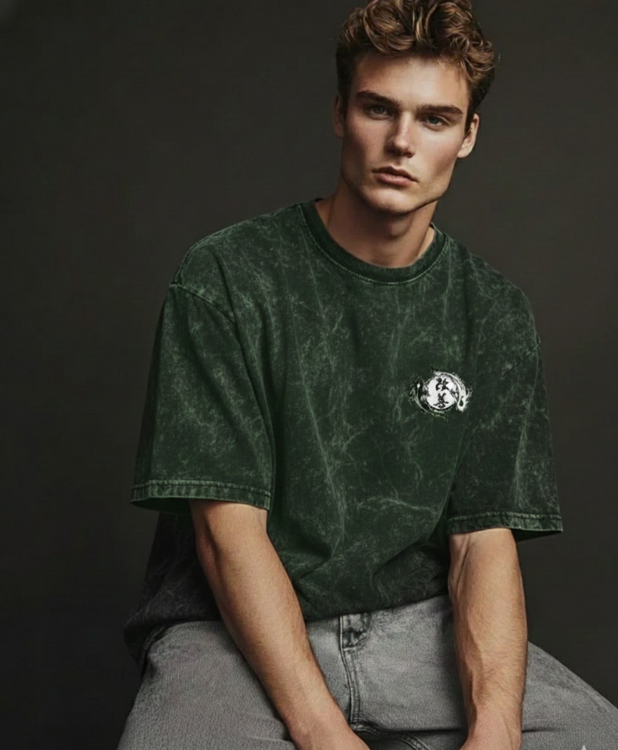 Japanese Zen brush Katana Art Tee