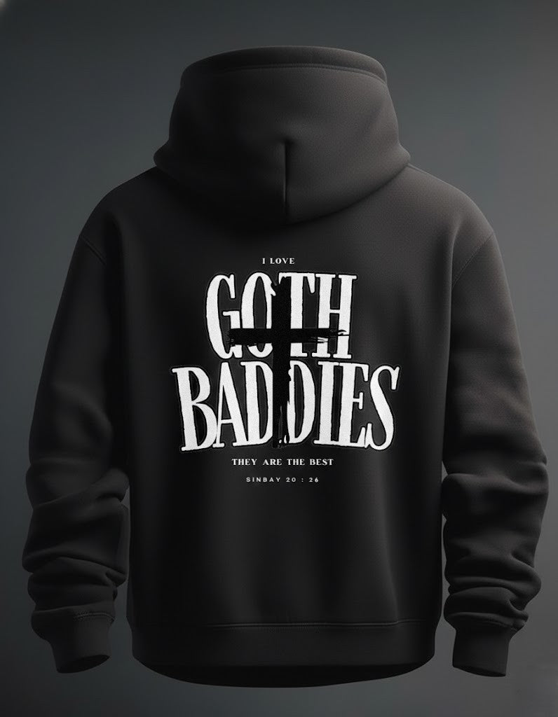 "Goth Baddies" Oversized Hoodie